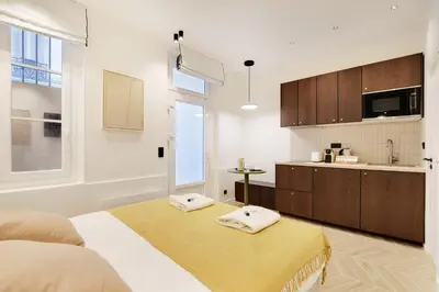 Cuisine ou kitchenette dans l'établissement PARIS 11 - Magnifique suite L020