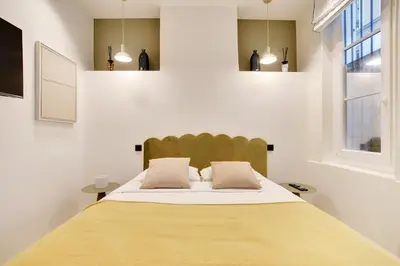 Un ou plusieurs lits dans un hébergement de l'établissement PARIS 11 - Magnifique suite L020