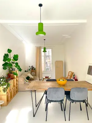 Coin salon dans l'établissement Design & cool appartement