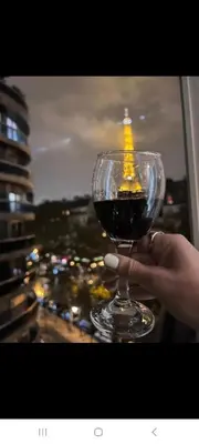Boissons dans l'établissement Vue imprenable sur la Tour Eiffel