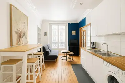 Cuisine ou kitchenette dans l'établissement Tour Effeil - Bois de Boulogne