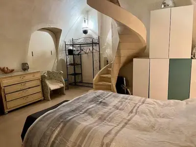 Un ou plusieurs lits dans un hébergement de l'établissement Charming location in Saint-Germain-des-Prés