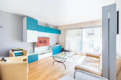 Un ou plusieurs lits dans un hébergement de l'établissement GuestReady - Abundant Light and Charm in Charonne