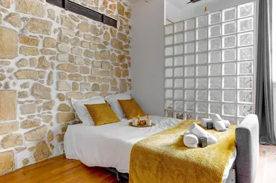Un ou plusieurs lits dans un hébergement de l'établissement 611 Suite Precheurs - Superb apartment in Paris