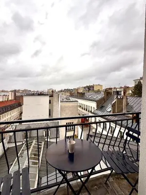 Balcon ou terrasse dans l'établissement Studio BASTILLE