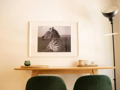 Plan de l'établissement Appartement cosy à deux pas de la Cité Universitaire, accès direct RER B depuis l'aéroport, animaux acceptés