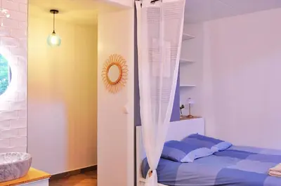Un ou plusieurs lits dans un hébergement de l'établissement Javelot2 Cosy Studio Paris13 direct to Louvre