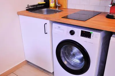 Cuisine ou kitchenette dans l'établissement Javelot2 Cosy Studio Paris13 direct to Louvre