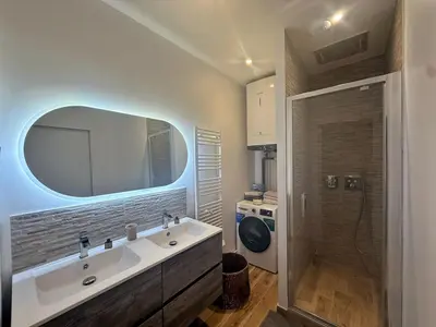 Salle de bains dans l'établissement Evasion chic au cœur de Paris