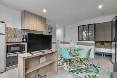 Cuisine ou kitchenette dans l'établissement Appartement cosy pour 4 pers. – Parc des Expositions Porte de Versailles