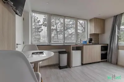 Cuisine ou kitchenette dans l'établissement Louis Vicat 3 - CI - Cosy flat for 2 Near Parc Expo Porte de versailles