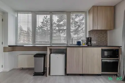 Cuisine ou kitchenette dans l'établissement Louis Vicat 3 - CI - Cosy flat for 2 Near Parc Expo Porte de versailles