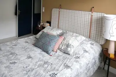 Un ou plusieurs lits dans un hébergement de l'établissement Pajol - CI - Beautiful family apartment - 6 people Paris 18
