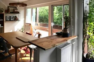 Cuisine ou kitchenette dans l'établissement Pajol - CI - Beautiful family apartment - 6 people Paris 18