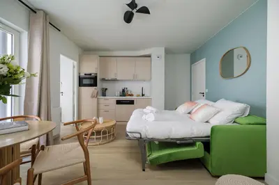 Cuisine ou kitchenette dans l'établissement Sereners - Montmartre