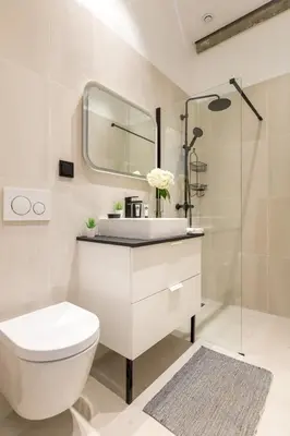 Salle de bains dans l'établissement A6 Suite Studio 175Blo-Paris Convention