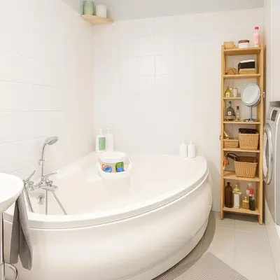 Salle de bains dans l'établissement Hsh - Lovely spacious apartment Daru