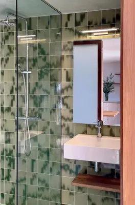 Salle de bains dans l'établissement Chambre à Montmartre au calme