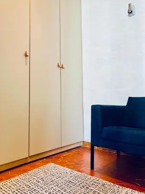 Coin salon dans l'établissement Chambre à Montmartre au calme