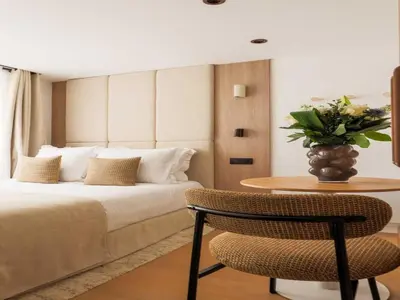 Un ou plusieurs lits dans un hébergement de l'établissement Elegant Studio 2P Montorgueil Grands Boulevards