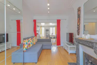 Coin salon dans l'établissement 1BR Apartment - 4P - Tour Eiffel with NetFlix