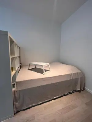 Un ou plusieurs lits dans un hébergement de l'établissement Studio lumineux sur cour à Bastille