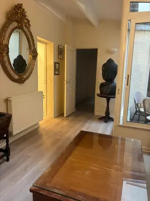 Coin salon dans l'établissement Appartement lumineux Panthéon
