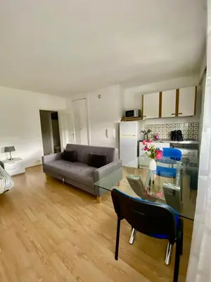 Cuisine ou kitchenette dans l'établissement Studio Leblanc Porte de Versailles