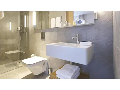 Salle de bains dans l'établissement 9Hotel Republique