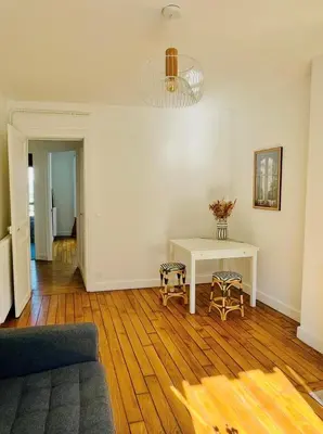 Coin salon dans l'établissement Appartement Paris 11eme Bastille Voltaire