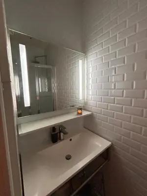 Salle de bains dans l'établissement Appartement Cœur Passy