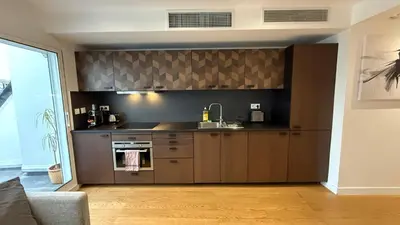 Cuisine ou kitchenette dans l'établissement Apartment with exclusive terrace - Le Marais