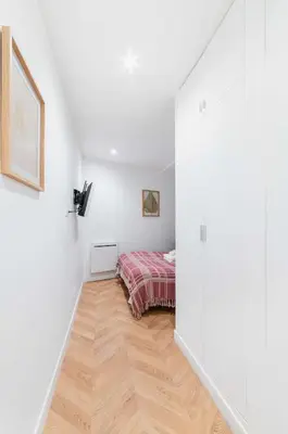 Un ou plusieurs lits dans un hébergement de l'établissement Charmant 2 pieces Paris 18 - Proche Montmartre