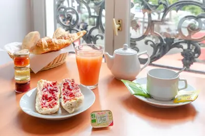 Nourriture dans l'hôtel ou à proximité