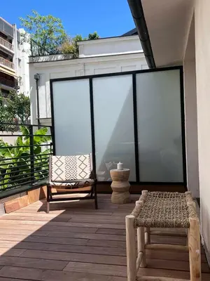 Balcon ou terrasse dans l'établissement Marais Paris - Appartement familial avec 3 chambres et balcon