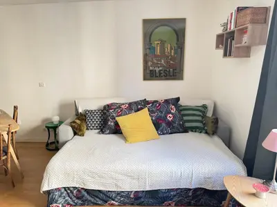 Un ou plusieurs lits dans un hébergement de l'établissement Parisian Flat - Odeon Theater
