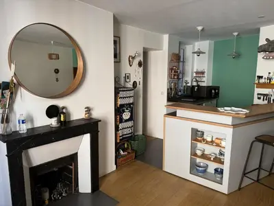 Cuisine ou kitchenette dans l'établissement Parisian Flat - Odeon Theater