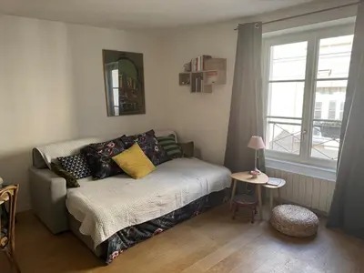 Un ou plusieurs lits dans un hébergement de l'établissement Parisian Flat - Odeon Theater