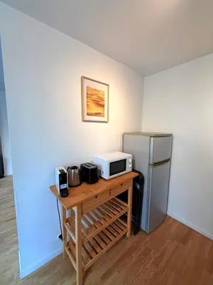Cuisine ou kitchenette dans l'établissement Appartement Rodier Montmartre Paris