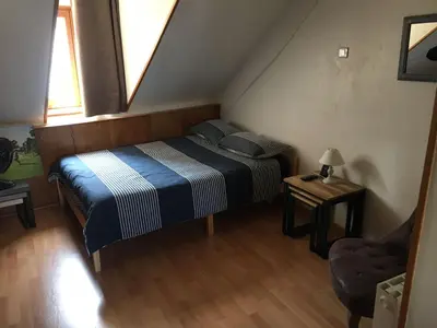 Un ou plusieurs lits dans un hébergement de l'établissement Charming & bright studio in Marais