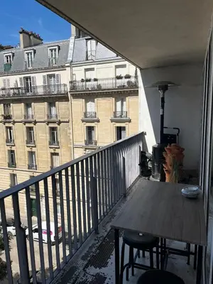 Balcon ou terrasse dans l'établissement Tour Eiffel Trip in Paris