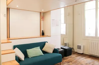 Plan de l'établissement Charming bright studio in Clichy