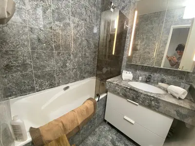 Salle de bains dans l'établissement Magnifique appartement dans quartier très prisé beaugrenelle
