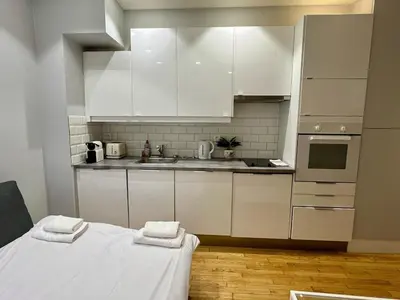 Cuisine ou kitchenette dans l'établissement GoodGuest-Paris Sentier Montorgueil Mobility Lease