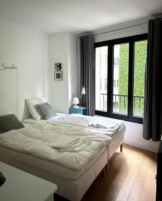 Un ou plusieurs lits dans un hébergement de l'établissement Muette - Maison de La Radio