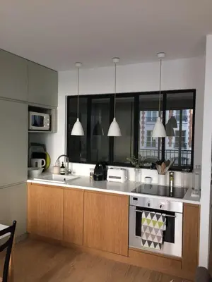 Cuisine ou kitchenette dans l'établissement Muette - Maison de La Radio