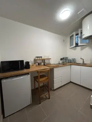 Cuisine ou kitchenette dans l'établissement Studio aux Portes de Paris