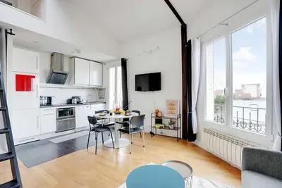 Cuisine ou kitchenette dans l'établissement Modern Apartment - 1BR-2P- Paris Outskirts - Montrouge