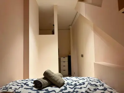 Un ou plusieurs lits dans un hébergement de l'établissement Celine 24 Le Flandrin Haussmann, Appart spacieux dans le 16e