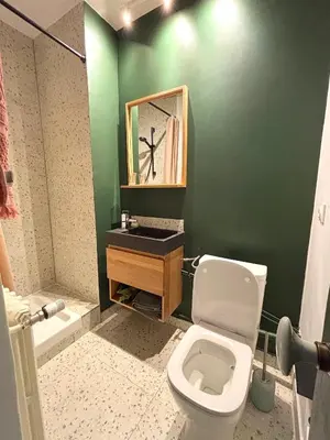 Salle de bains dans l'établissement Le studio Annelets